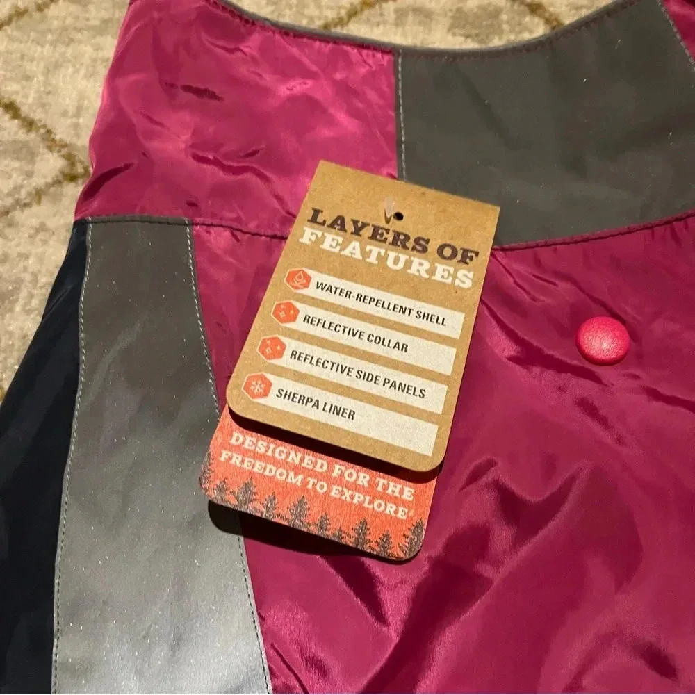 Dog Jacket Arcadia Trail 3 In 1 Multi Wear Coat Pink Size XL